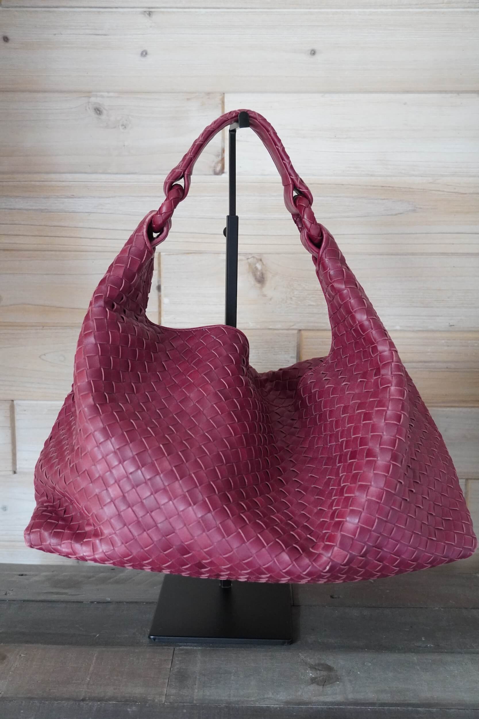 Bottega Veneta Bourdeaux Sloane Intrecciato Shoulder Bag